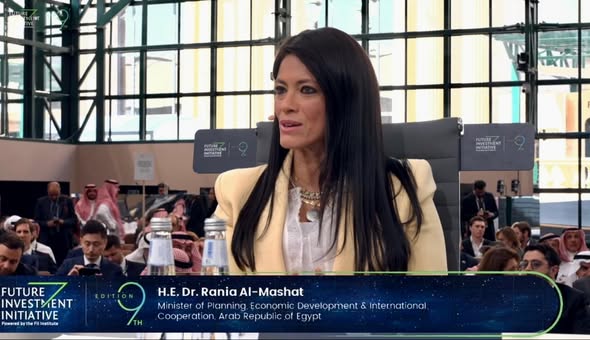 وزيرة التخطيط تشارك في الجلسة العامة لمؤتمر مبادرة مستقبل الاستثمار بالسعودية وزيرة التخطيط تشارك في الجلسة العامة لمؤتمر مبادرة مستقبل الاستثمار بالسعودية