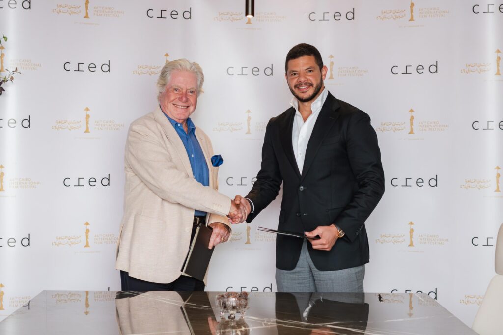 المهندس أحمد منصور والفنان حسين فهمي