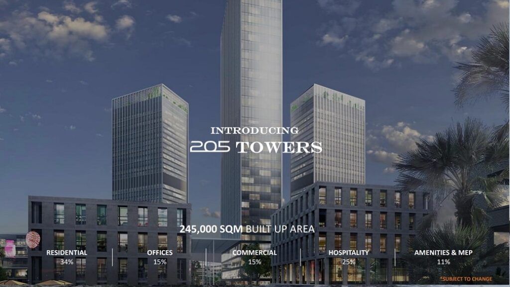 «أركان بالم» تطلق مشروع 205 Towers بأطول أبراج متعددة الاستخدامات في غرب القاهرة 9 تقسيط اركان بالم الشيخ زايد مشروع 205 Arkan Palm Sheikh Zayed