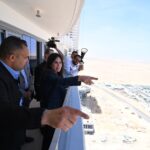 وزيرة الإسكان تتفقد أبراج الداون تاون والحي اللاتيني بمدينة العلمين الجديدة